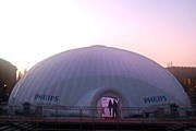 Стокгольмский световой шатер-иглу // Philips