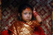 В Непале можно увидеть живую богиню – Кумари. // GettyImages