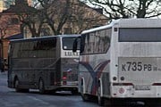 Российские автобусы на смотровой площадке Fj&#228;llgatan. // askjoh.se