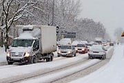 В Польше - обильные снегопады. // Alert24
