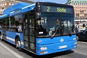 Стокгольмский автобус, работающий на биогазе. // busstidningen.se