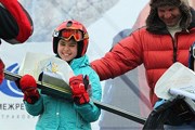Многие дети получают на празднике возможность первый раз встать на лыжи. // skiparty.ru