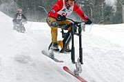Управлять горнолыжным велосипедом легко. // bikesonsnow.homestead.com