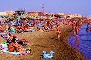 Пляжи Остии - популярное место отдыха у римлян. // wikipedia.org
