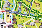 Фрагмент карты Честерского зоопарка // chesterzoo.org