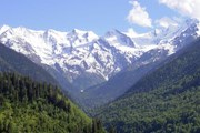 Сванетия - живописная альпийская область. // Wikipedia