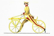 Велосипед, изобретенный бароном фон Драйзом. // wikipedia.org