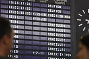В Шереметьево были отменены или отложены свыше 60 рейсов. // AFP