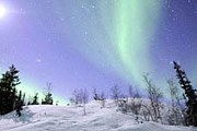 Северное сияние на Аляске // travelandleisure.com