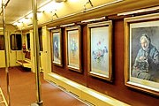 В поезде-галерее сменят экспозицию. // РИА "Новости"