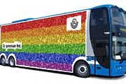 Автобус будет участвовать в гей-параде. // pride.sl.se