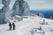 Шерегеш - крупнейший горнолыжный центр Кемеровской области.  // photo-finish.ru