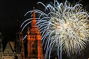 В Праге на Новый год состоится пиротехническое шоу. // planetware.com