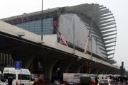 Эстакада во время строительства терминала // Travel.ru