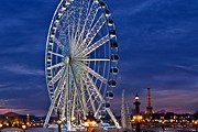 Туристы могут полюбоваться панорамой Парижа с колеса обозрения. // jeanclaudelafarge.fr