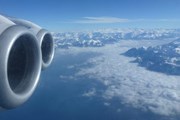Вид на Альпы из самолета SWISS // Travel.ru