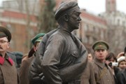 Памятник красноармейцу Сухову появился в Самаре. // РИА "Новости"