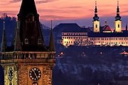 Туристы смогут полюбоваться панорамой вечерней Праги. // fotopraha.com