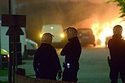 Полиция Стокгольма приведена в состояние боевой готовности. // AFP / Scanpix / Johan Nilsson