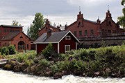 Фабрика-музей открыта только летом. // verla.fi