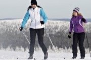 Лыжня доступна для бесплатного катания. // saariselka.fi
