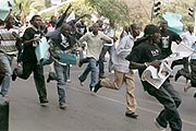 В Кении – беспорядки. // newsru.com