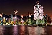 Над бухтой Виктория устроят масштабное световое шоу. // Hong Kong Tourism Board