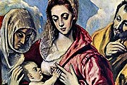 Эль Греко. Святое семейство. 1594-1604 гг.