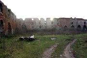 Руины тевтонского замка привлекают туристов.  // Wikipedia