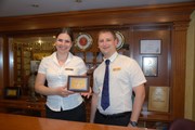 Администраторы отеля "Валентина" получили награду от Travel.ru.