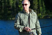 Владимир Путин на отдыхе - рыбалка в республике Тыве