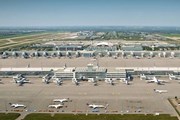 Вид на спутник на фоне основного терминала 2 // munich-airport.com