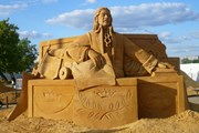 Скульптуры из песка можно будет увидеть в Коломенском до 25 сентября. // mgomz.ru