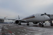 Самолет Airbus A350 Singapore Airlines // Юрий Плохотниченко