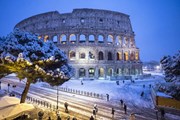 Рим и Милан - в снегу.