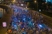 Ночной велопарад в Москве пройдет в четвертый раз.