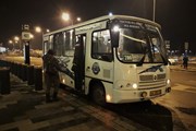 Ночной автобус а аэропорту Ростова // Юрий Плохотниченко