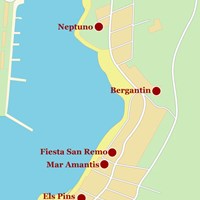 Карта курорта Сан-Антони