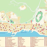 Карта курортов юга Тенерифе
