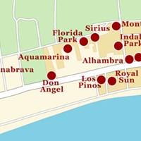 Карта курорта Санта-Сусанна