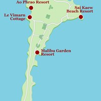 Карта курорта Самет