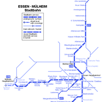 Схема метро в Эссене