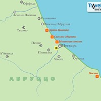 Карта курортов Абруццо