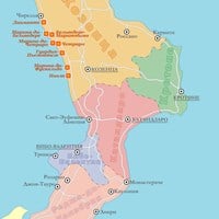 Карта курортов Калабрии