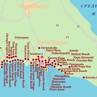 Карта курорта Айя-Напа