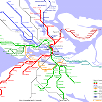 Схема метро в Стокгольме