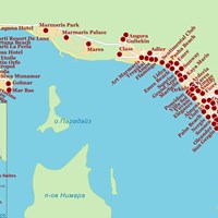 Карта курорта Мармарис