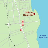 Карта курорта Хуа-Хин