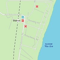 Карта курорта Ча-Ам