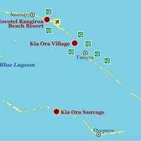 Карта атолла Рангироа